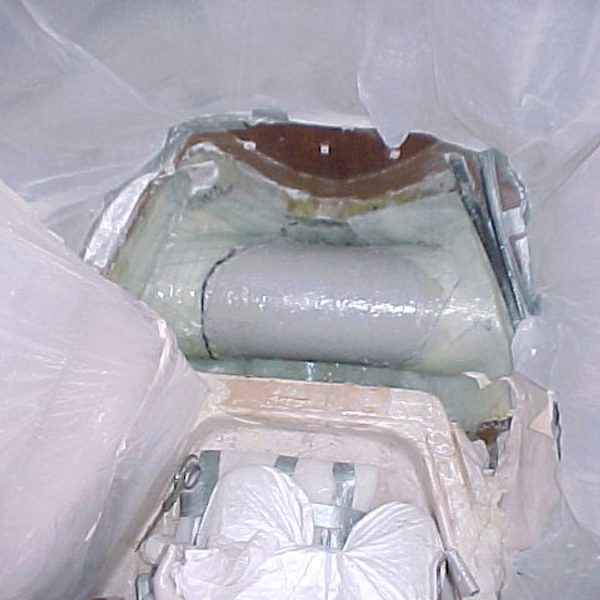 Alerre glassing-in new thruster tunnel Alerre