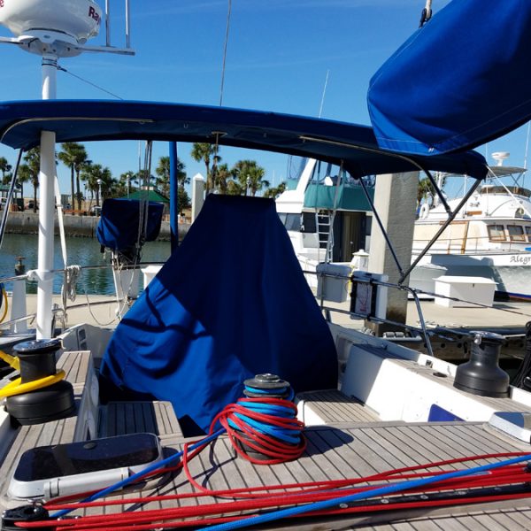 NEW BIMINI DESIGNED AROUND NEW SAILING HARDWARE