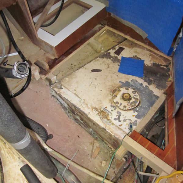 Whirlaway, galley disassembly