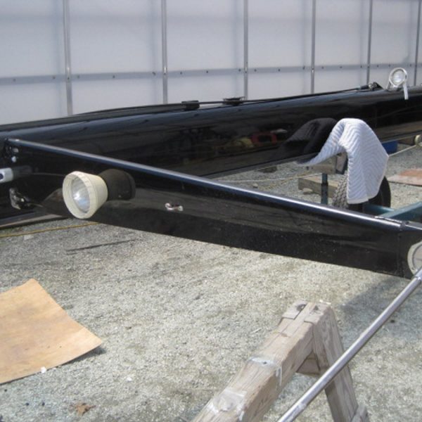 Painted spar, New rod rigging