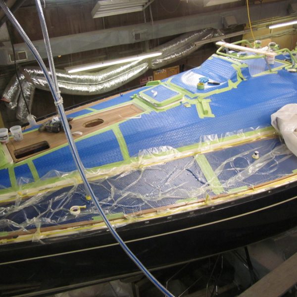 VACUUM-BAGGING NEW TDS DECKING