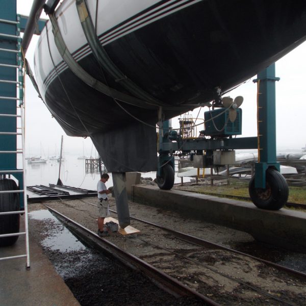 Belle Aurore, centerboard services Baltic 55