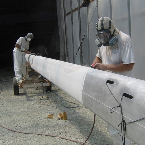 Viking stripping mast paint