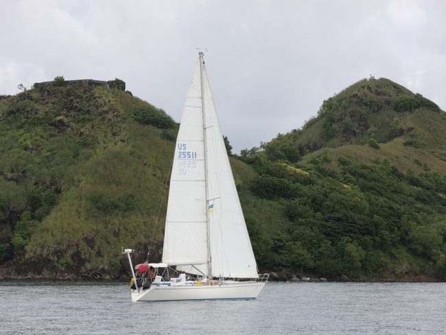 Eagle's Gift ARC finish line St. Lucia