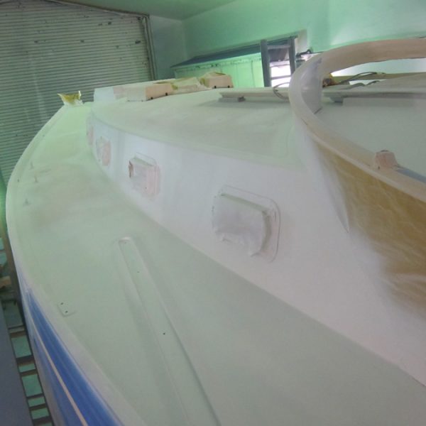 All surfaces in primer All surfaces in primer