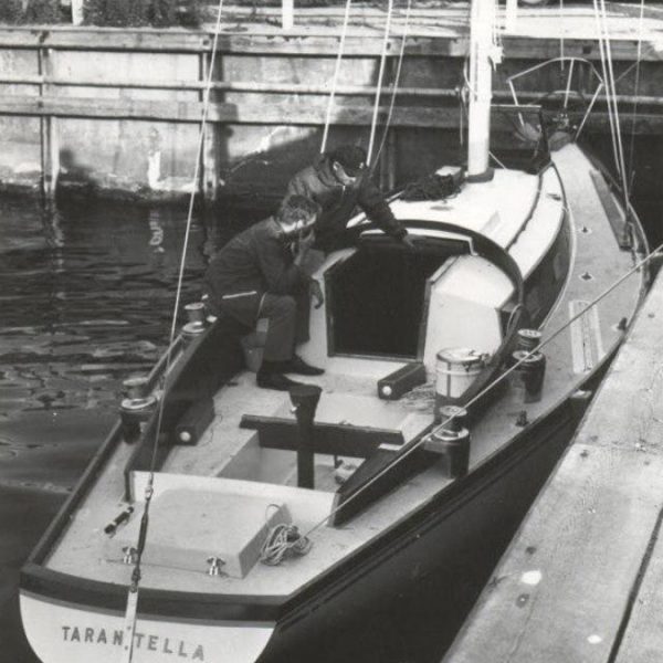 Commissioning Swan 36 circa 1967 photo courtesey of Nautor’s Swan