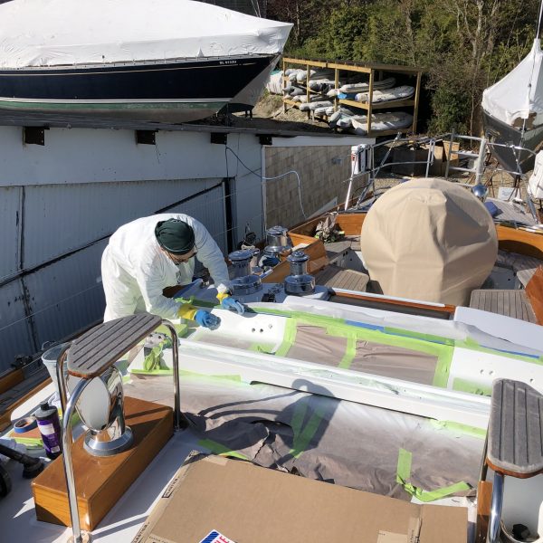 AWLGRIP @ NEW DECK HARDWARE INSTALLATIONS