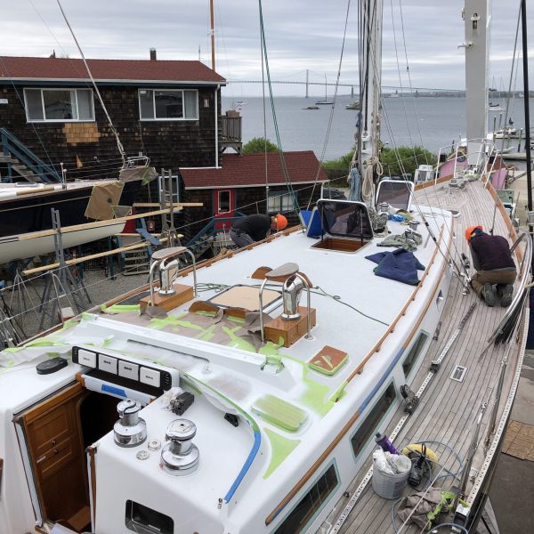 AWLGRIP, DECK HARDWARE, & MAST STEPPING IN UNISON